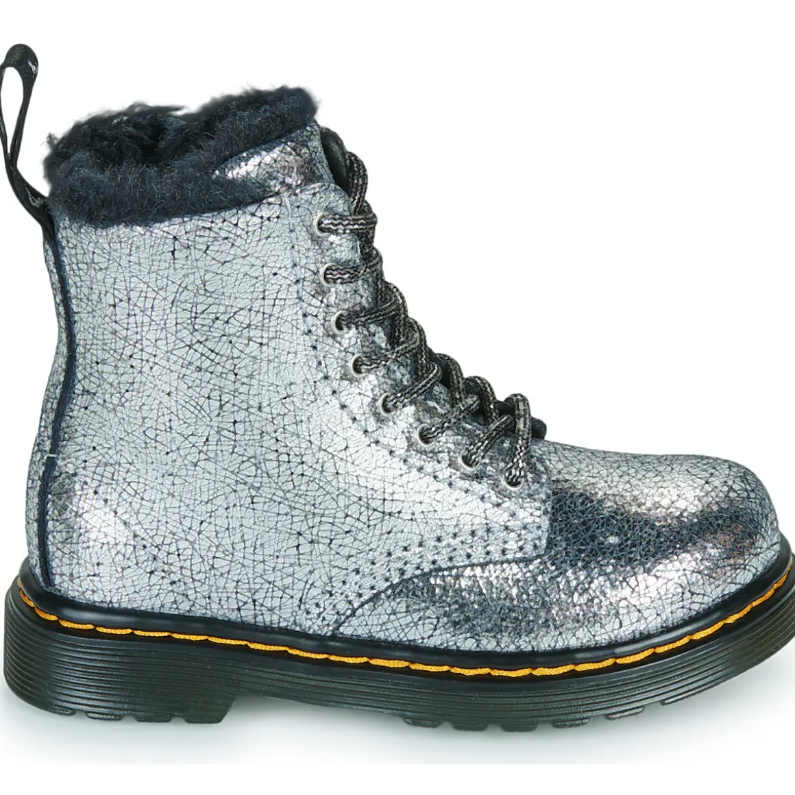 Serena T Silver Distressed Foil