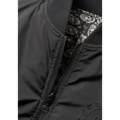 Veste réversible argusgi noir à motif cachemire