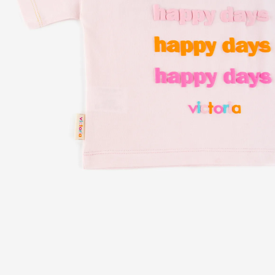 VICTORIA THINGS T-SHIRT COTON OVERSIZE & BRODERIES 9225331